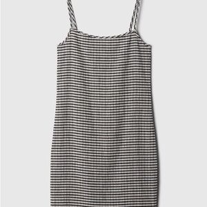 GAP  Gingham Spaghetti Strap Dress